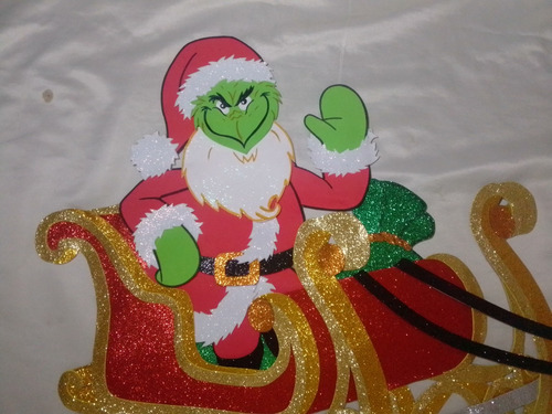 El Grinch Figura En Foami Decoración De Navidad Adornos
