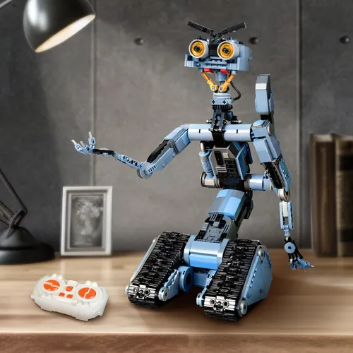Set De Construcción Robot Johnny 5 Con Mando A Distancia De