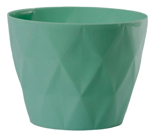 Maceta Ta Plastic Linea Diamante 15 - Diseño Elegante Celeste Diamante 15