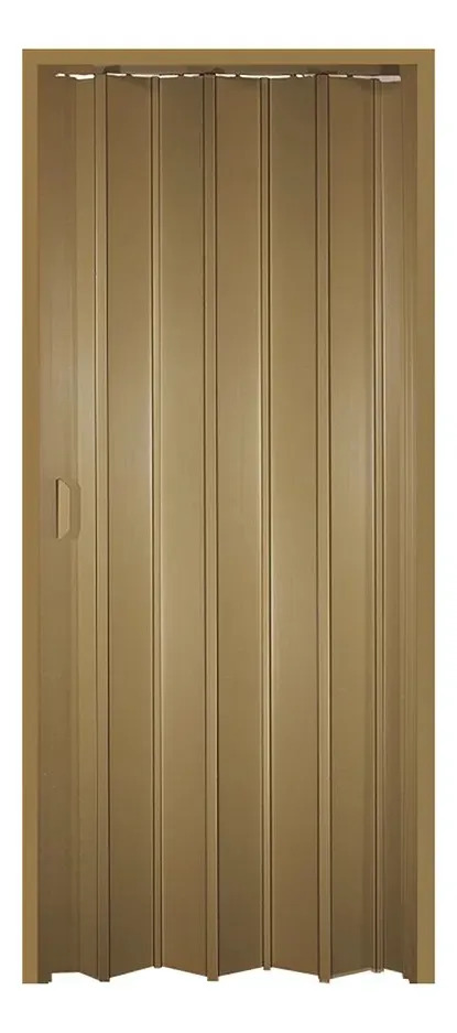 Porta Sanfonada Pvc Multilit 60,0cm X 2,10m Cerejeira Multil Marrom