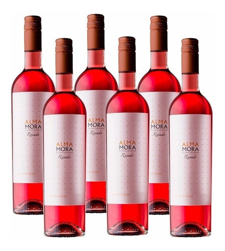 Vino Alma Mora Syrah Rose X750cc Caja X6