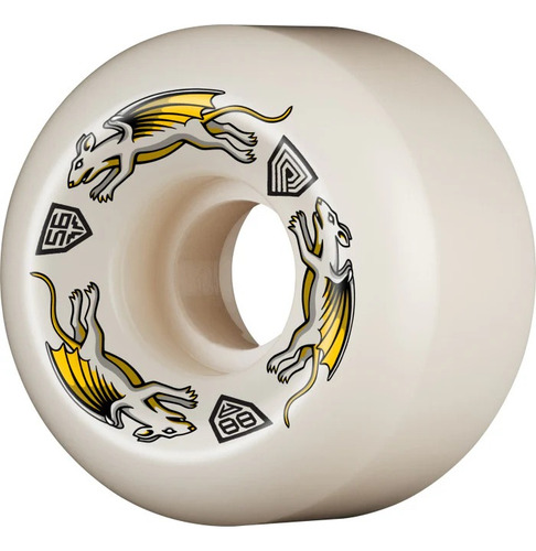 Llantas Pp Dragon Formula Nano Rat V6, 56x36mm 88a