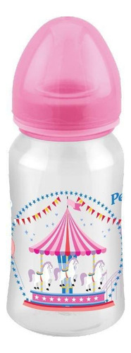 Mamadeira Super 270ml Decorada Com Bico Redondo Em Silicone