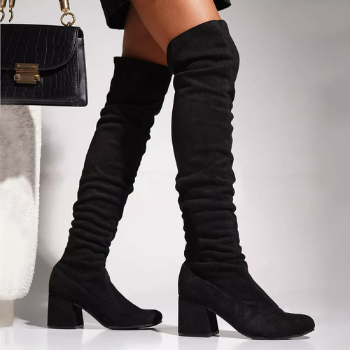 Botas Bucaneras De Mujer Cómodas Agustina Gamuzada Montar