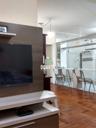Imagem 3 de 25 de Vendo Lindo Apartamento Em São Vicente, Itararé, 2 Quartos, Sala, Cozinha, 1 Banheiro Grande, Elevador - Ap02893 - 68403188