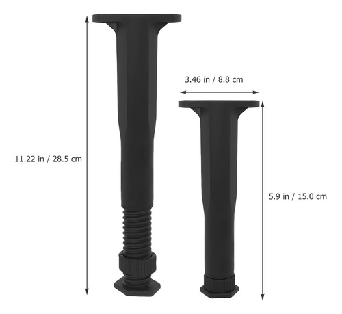 Base De Cama, Patas De Soporte Para Armazón De Cama, 4 Unida