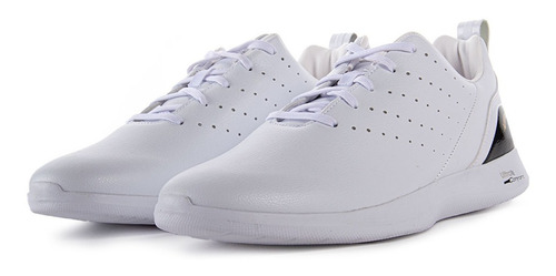 Imagen 3 de 6 de Tenis Deportivo Karosso B106 Blanco Negro Hombre