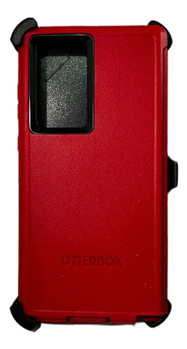 Funda Case Samsung S22 Ultra Otterbox Defender + Clip Rojo