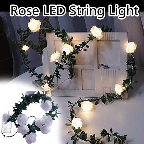 Cadena De Luces Led En Forma De X Que Funcionan Con Pilas Pa