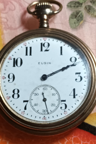 Vendo Clásico Reloj De Bolsillo A Cuerda Suizo Marca Elgin 