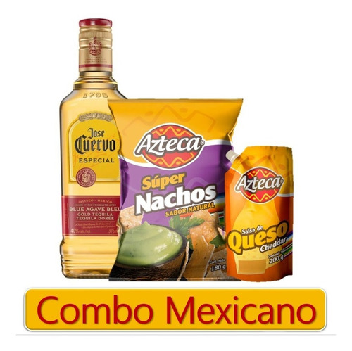 Combo Muy Padre Tequila Jose Cuervo Con Nachos Y Salsa Queso