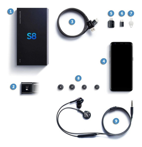 Samsung Galaxy S8+ Plus Sm-g955f 4gb 64gb Exynos 8895