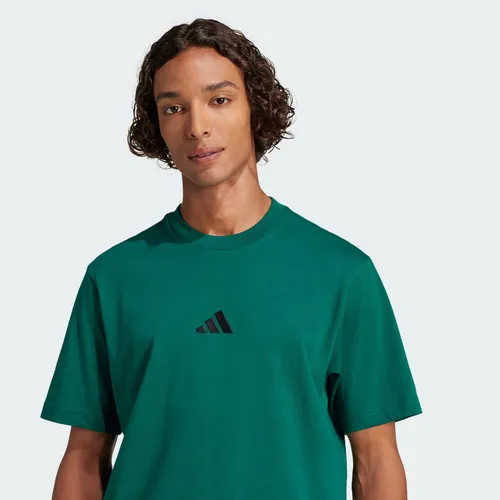 Camiseta adidas Casual Essentials Hombre Verde Jf1096