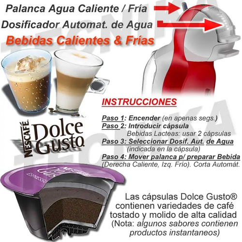 Nueva Cafetera Express Moulinex Dolce Gusto Lumio Automatica | Envío gratis