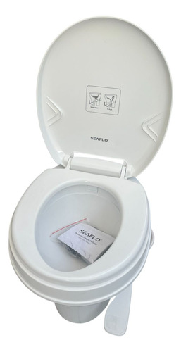 Inodoro Seaflo Paso Directo A Pedal Con Bidet Casa Rodante