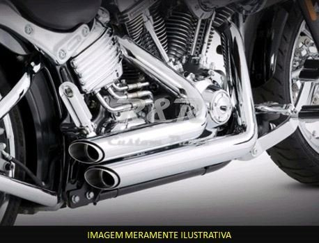 Escapamento Fat Boy 12 A 17 Harley Short Shot Escape Torbal