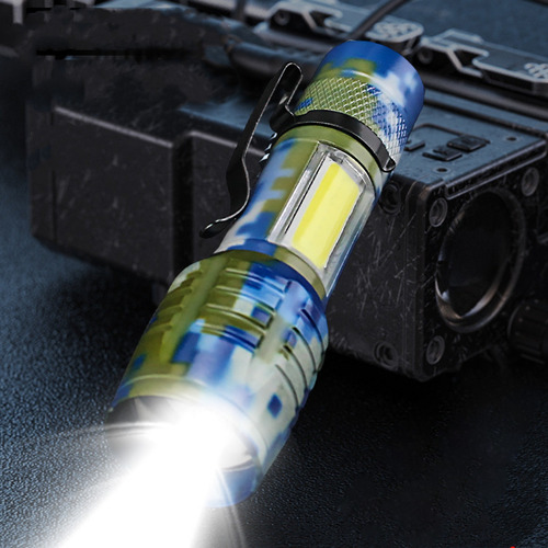 Linterna Led Led Led Brillante Con Zoom Recargable 7253