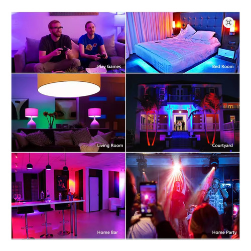 Foco Led Mr16 Wifi Fã¡cil Reemplazo Gu5.3 Mr16 Blanco Cálido