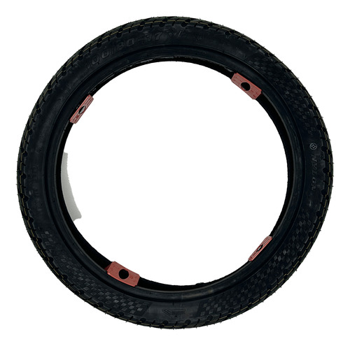 Caucho Para Moto Edge Tyre 100/80-17 Tl De Pista 8 Lonas