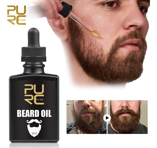 Productos De Aceite Para Barba Purc Men, Tratamiento Para La