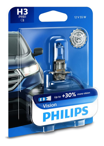 Philips Vision Focos Mejorados De Faros Delanteros, H3