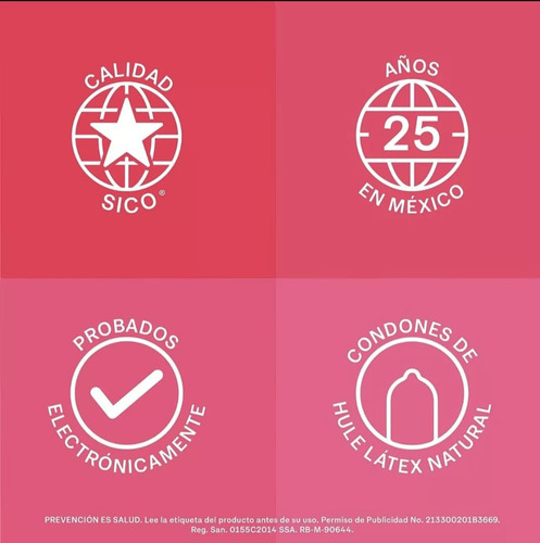 200 Pz Condones Sico Sensitive Blister Preservativooriginal
