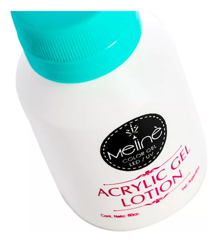 Meliné Acrylic Gel Lotion Construcción Uñas Esculpidas 60cc