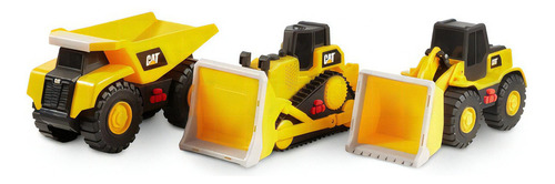 Maquinas Cat Con Luz Y Sonido Dump Truck Color Amarillo