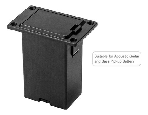 A Caja De Batería 9v Con Compartimento For Guitarra Acústica