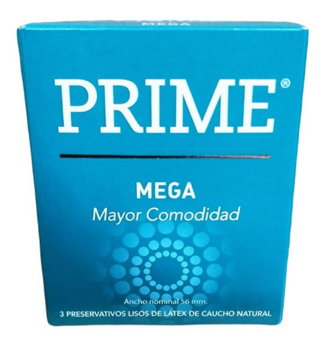 Preservativos Prime Mega 6 Cajitas X 3 Mas Anchos