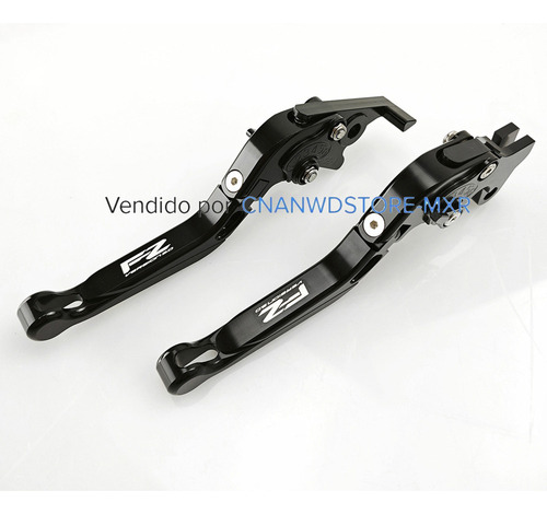 Puños Y Palancas Plegables Para Yamaha Fz Versión 3.0, Negro