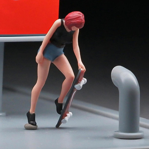 1/64 Miniature Figure For Park Street Miniature Scene Mini