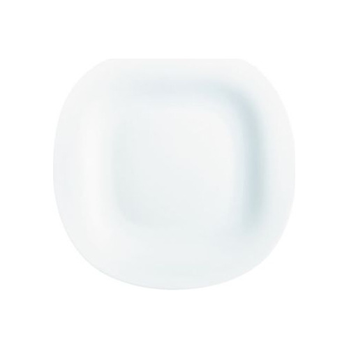 Plato Postre Luminarc Carine 19 Cm Vidrio Templado Cuadrado