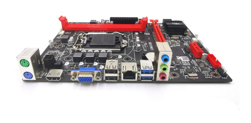 Placa Mae H61 Micro Atx Ddr3/vga/hdmi Lga 1155 2/3 Geração
