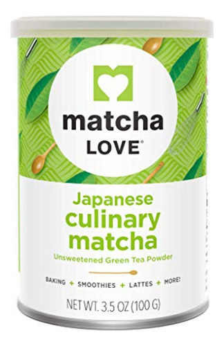 Matcha Love Culinary Matcha 3.5 Onzas De Hojas De Té Verde F