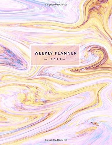 Weekly Planner 2019 Marble | 85 X 11 In | Weekly View 2019 P