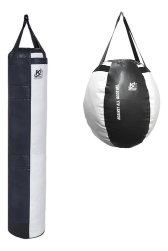 Saco De Boxeo 180cm Publico Y Bola Upper 25kg Costal De Box