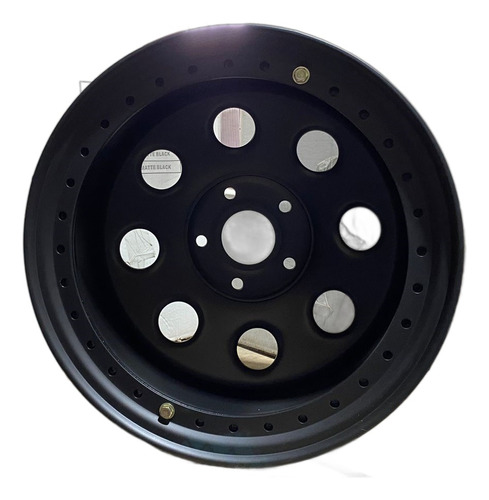 Llanta 17x9 5x5 Soft 8 Fierro Negro Beadlock