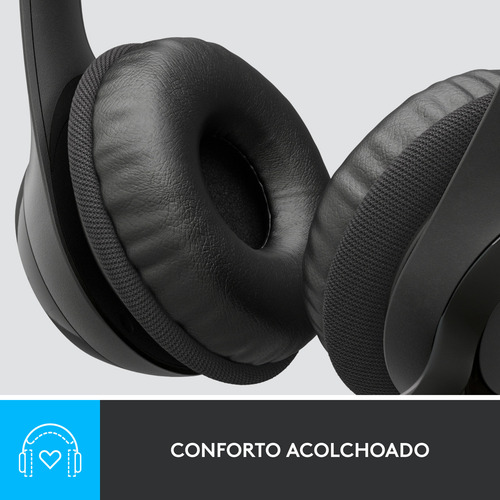 Headset Com Fio Usb Logitech H390 Preto