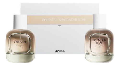 Perfumes Importado Zara Oriental & Wonder Rose Edt - 2x90ml