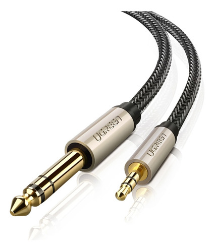 Cable De Audio Plug 3.5mm/plug 6.3 Estereo M/m 2m  Ugreen Av