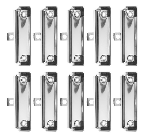 Clips De Metal Para Portapapeles, 10 Unidades