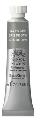 Pintura Acuarela Winsor Newton Cotman 5ml Colores S-1 Tubo Color Gris Davy S-1 No. 217