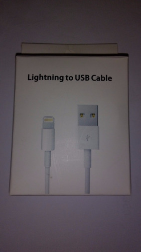 Imagen 4 de 4 de Cables Lightning iPhone 5 Y 6 iPod Touch 4ta Generacion iPad