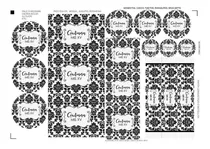 Comprar Kit Stickers Candy Bar 15 Años Blanco\u002Fnegro X 120 U Variadas