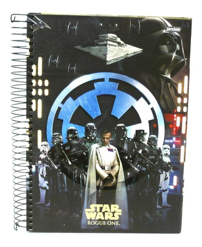 Caderno Espiral Star Wars Rogue One 10 Matérias 200 Folha Un