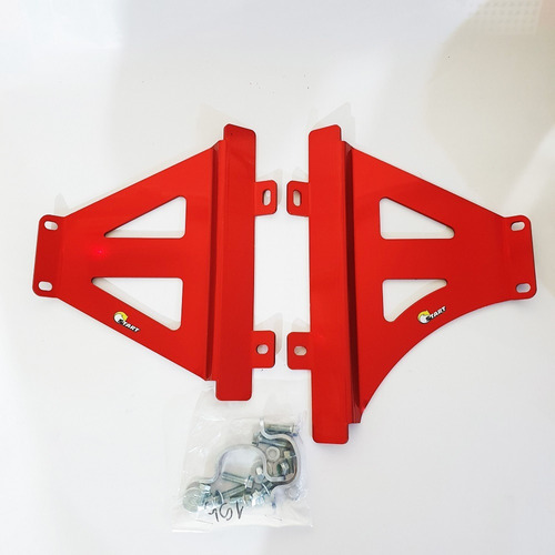 Protetor De Radiador Lateral Mx Honda Crf 450r 15-16 Red