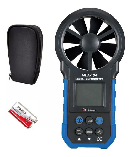 Anemometro Medidor Digital - Mda-10a Minipa