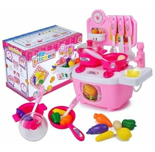 Cocinita Ktchen De Niñas Juguete Mini Cocinita