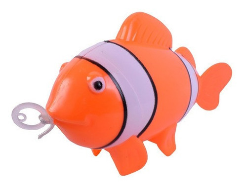 Imagen 3 de 6 de Juego De Agua Pez Payaso Nadador A Cuerda
